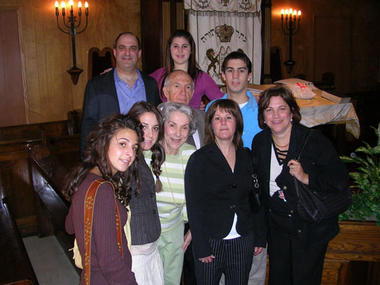 Ann and Bernard Miller with their family