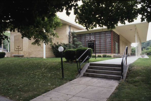 Exterior of Beth Jacob Synagogue, 1975