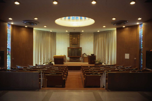 Sanctuary at Beth Israel Synagogue, 1975