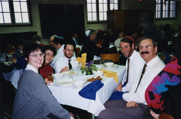 Temple members at the bar mitzvah of David Chodos, 1994.