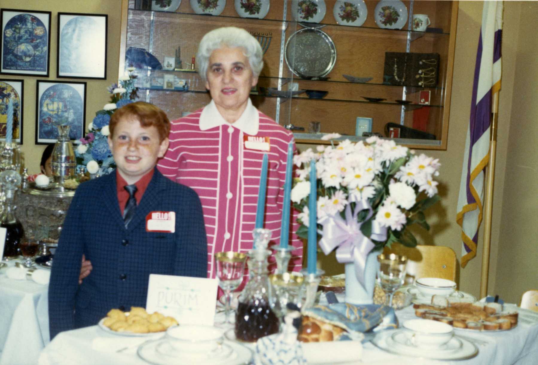 Pictured from left to right: David Muller and Fannie Bogomolny.
