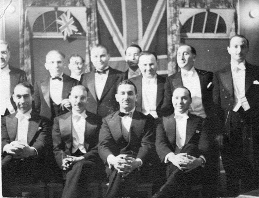 Officers installed at the opening launch of the Peterborough Lodge of B’nai Brith, No. 1392, 5 December 1939