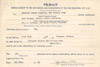 Permit issued by the Canadian Jewish Congress, War Efforts Fund, May 22, 1941 