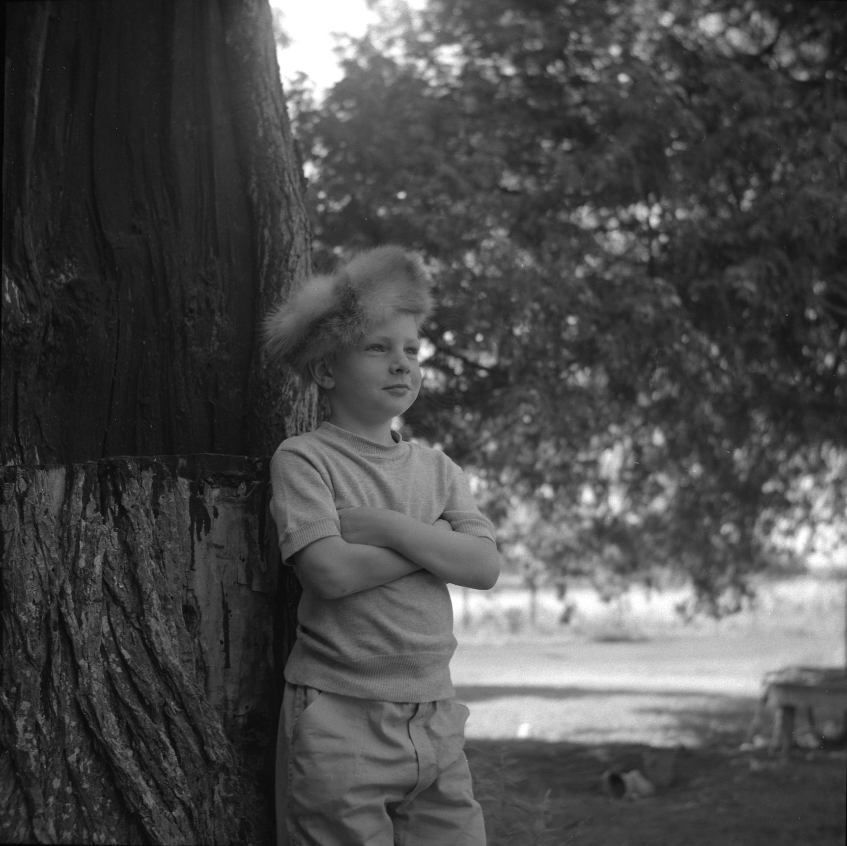 David Gruber, 1955. Photograph by Sylvia Schwartz. OJA, fonds 80