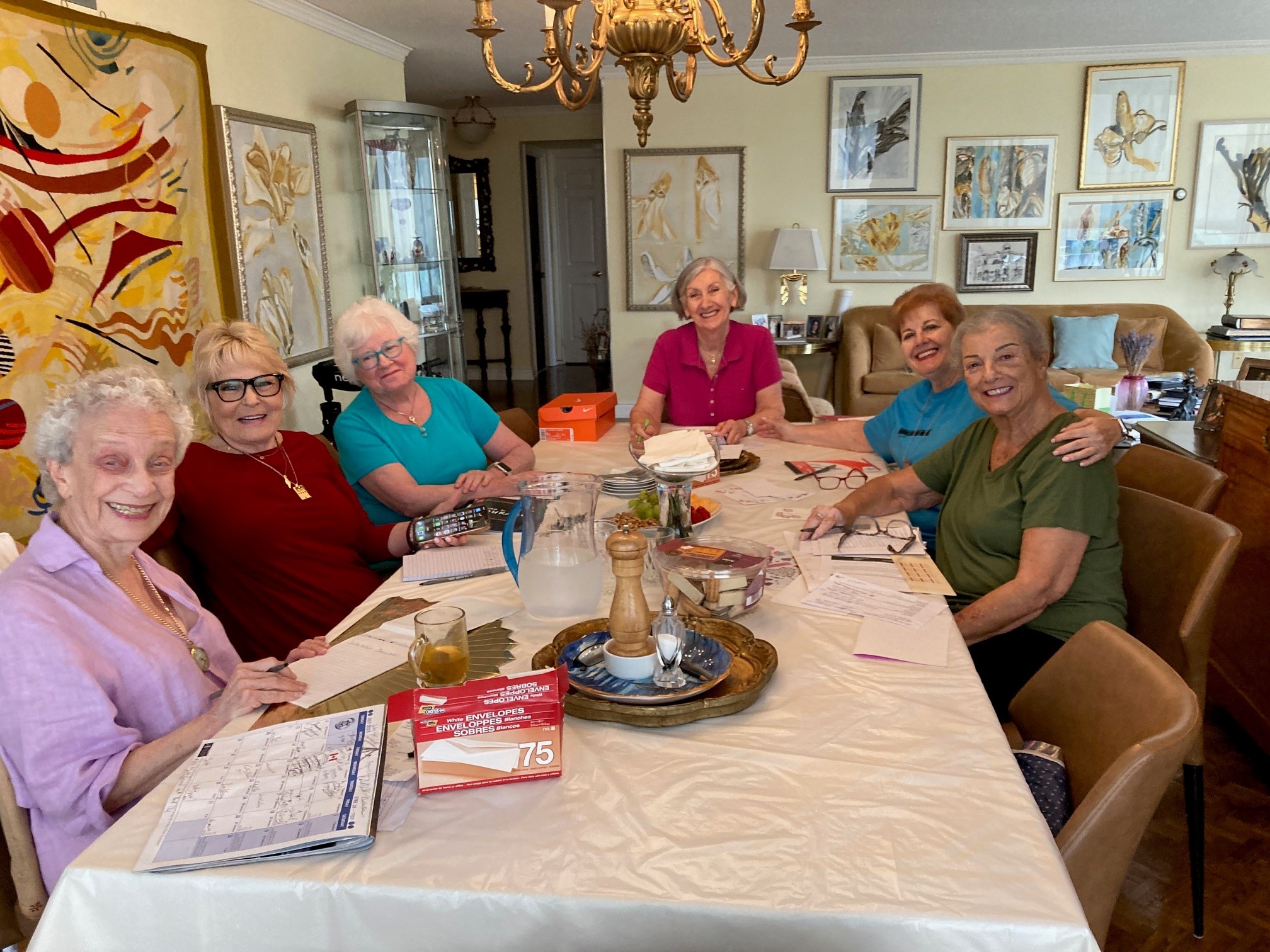 Letters to the Future members seated at table