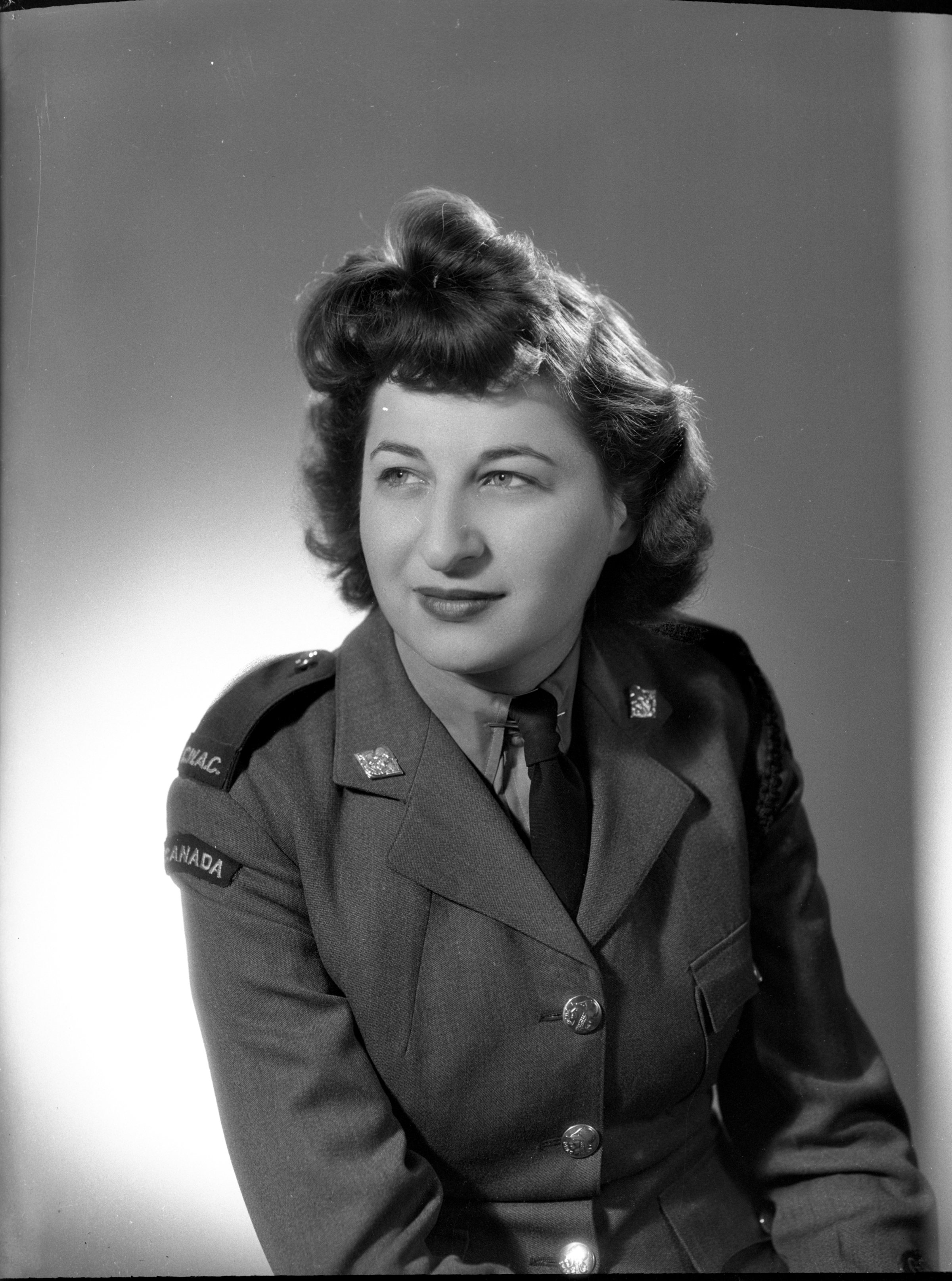 Miss Spiegel, Mar. 1944. Ontario Jewish Archives, fonds 80, series 2, item 29.