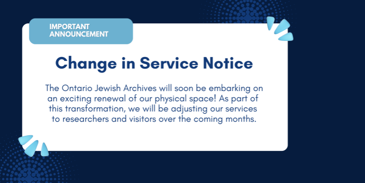 Change in Service Notice