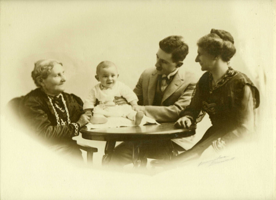Portrait of the Philips family