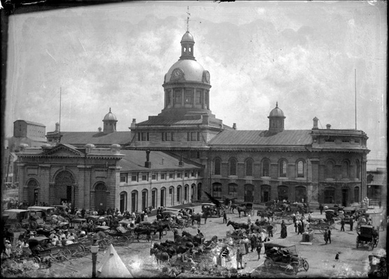 Kingston City Hall and market