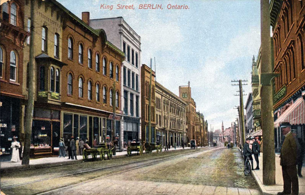 King Street East, Berlin, Ontario, ca. 1908