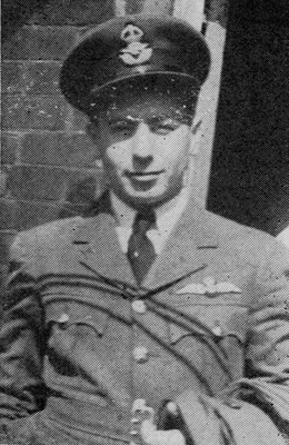 Portrait of Flight – Lieutenant Wilfred Lloyd Cantor of the Royal Canadian Air Force (RCAF) in his Canadian Military uniform during the Second World War, ca. 1941