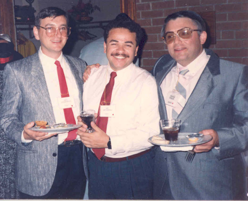 Joel Zelikovitz, Jay Richmond with lawyer Dennis Perlin