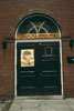 View of the synagogue’s front doors, c. 1979.