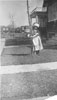 Zelda Cohen dressed in Purim costume, 1930s.