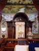 Interior view of the ark and the mural on the east wall, 2003