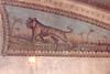 Mural of a tiger in the women’s gallery (1984)