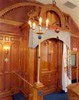 Interior view of the sanctuary showing a close up view of the ark, 2003